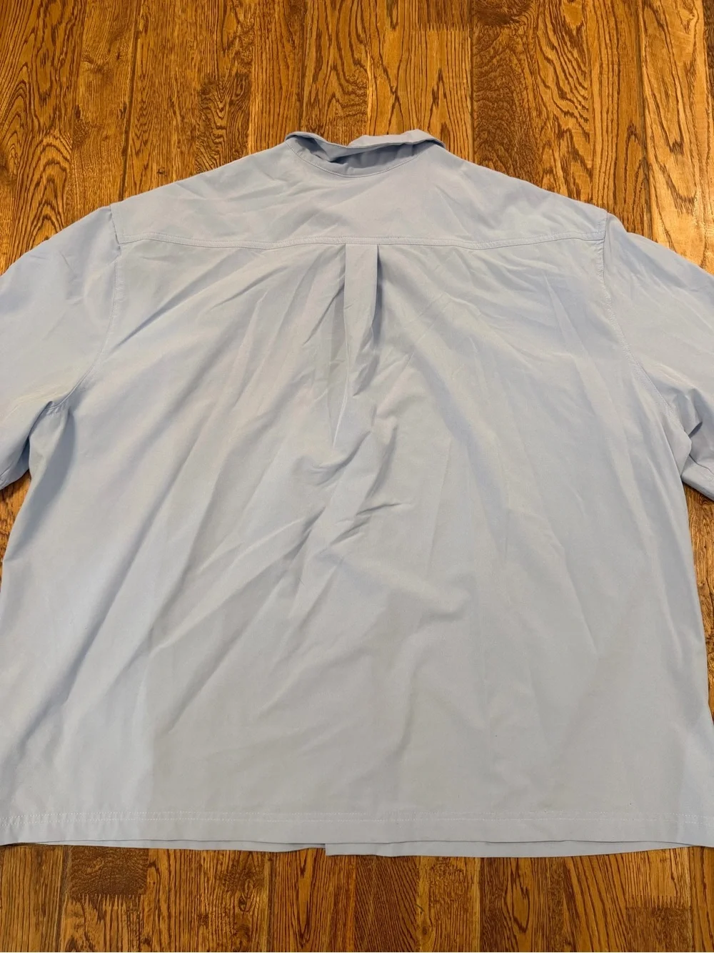 adidas Men Adicool Blue Classics Button Oversized Short Sleeve Casual Resortwear